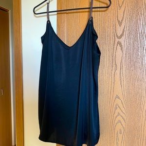 Torrid Sexy Chain Black Swing Tank